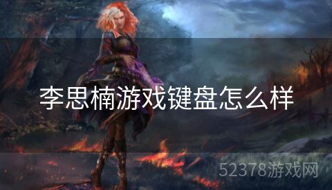 李思楠游戏键盘怎么样
