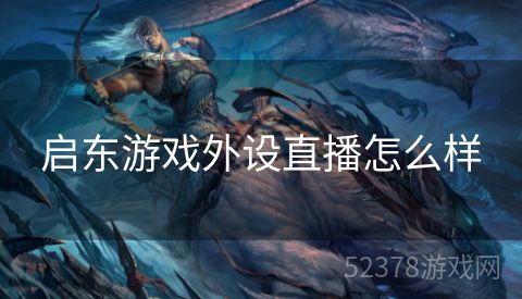 启东游戏外设直播怎么样