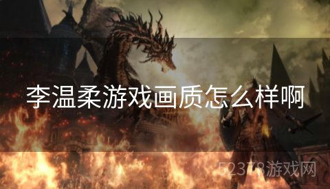 李温柔游戏画质怎么样啊