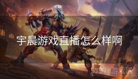 宇晨游戏直播怎么样啊