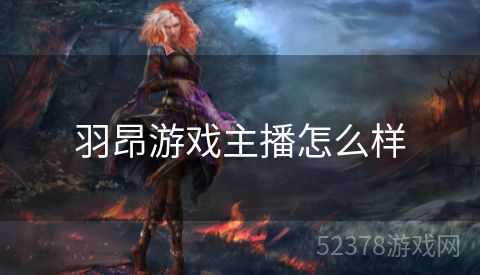 羽昂游戏主播怎么样