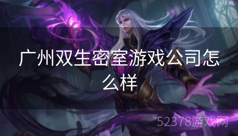 广州双生密室游戏公司怎么样