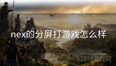 nex的分屏打游戏怎么样