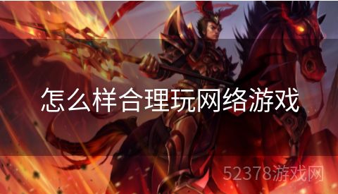 怎么样合理玩网络游戏