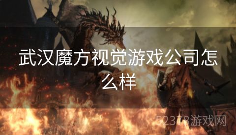 武汉魔方视觉游戏公司怎么样