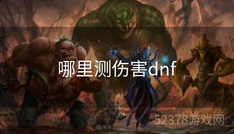 哪里测伤害dnf