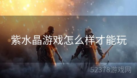 紫水晶游戏怎么样才能玩